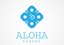 Thiáº¿t káº¿ logo Aloha Travel